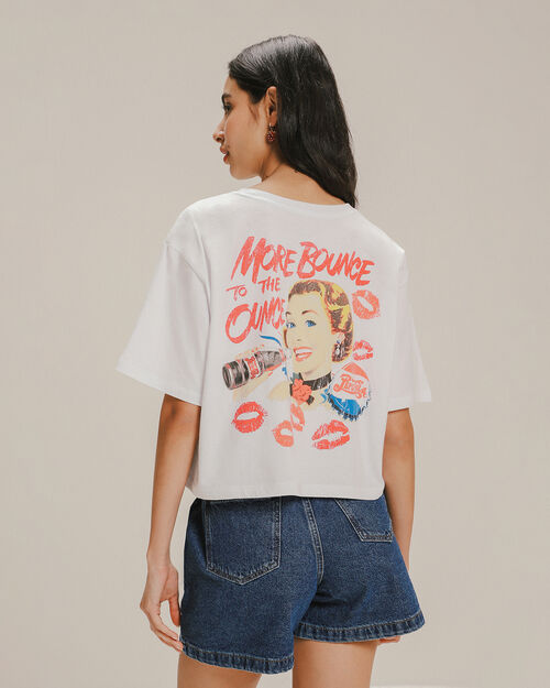 Playera Cropped Pepsi